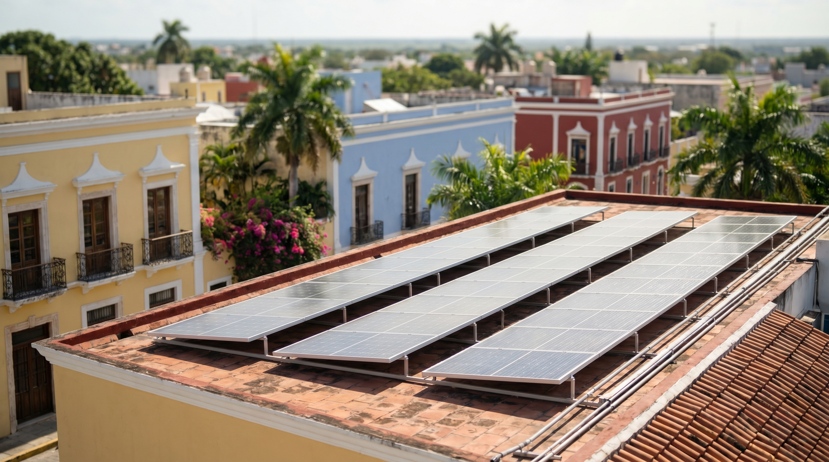 Paneles solares Mérida